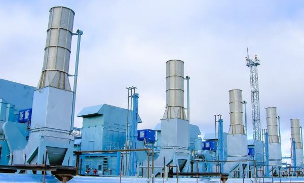 Construction of a gas turbine power plant GTES 280 MW
